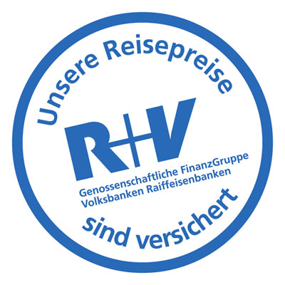 Sri Lanka Radreisen sind im Falle einer Insolvenz durch den Veranstalter  bei der R+V Versicherung abgesichert