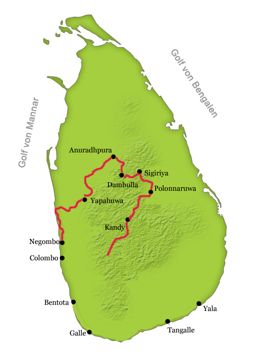 Sri Lanka Map