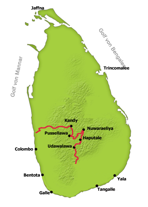 Sri Lanka Map